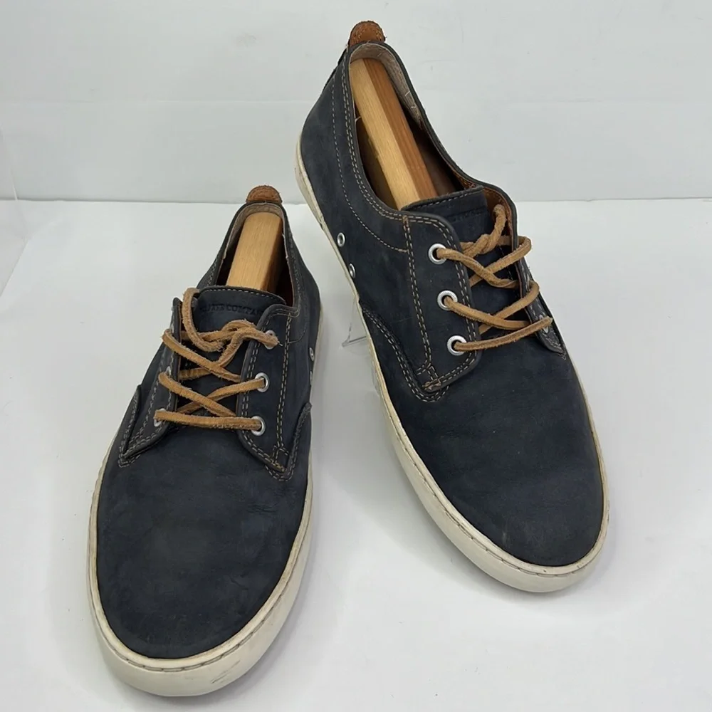 FRYE MEN’S NORFOLK DECK SHOES INDIGO SUNWASH NUBUCK LEATHER SZ 11.5